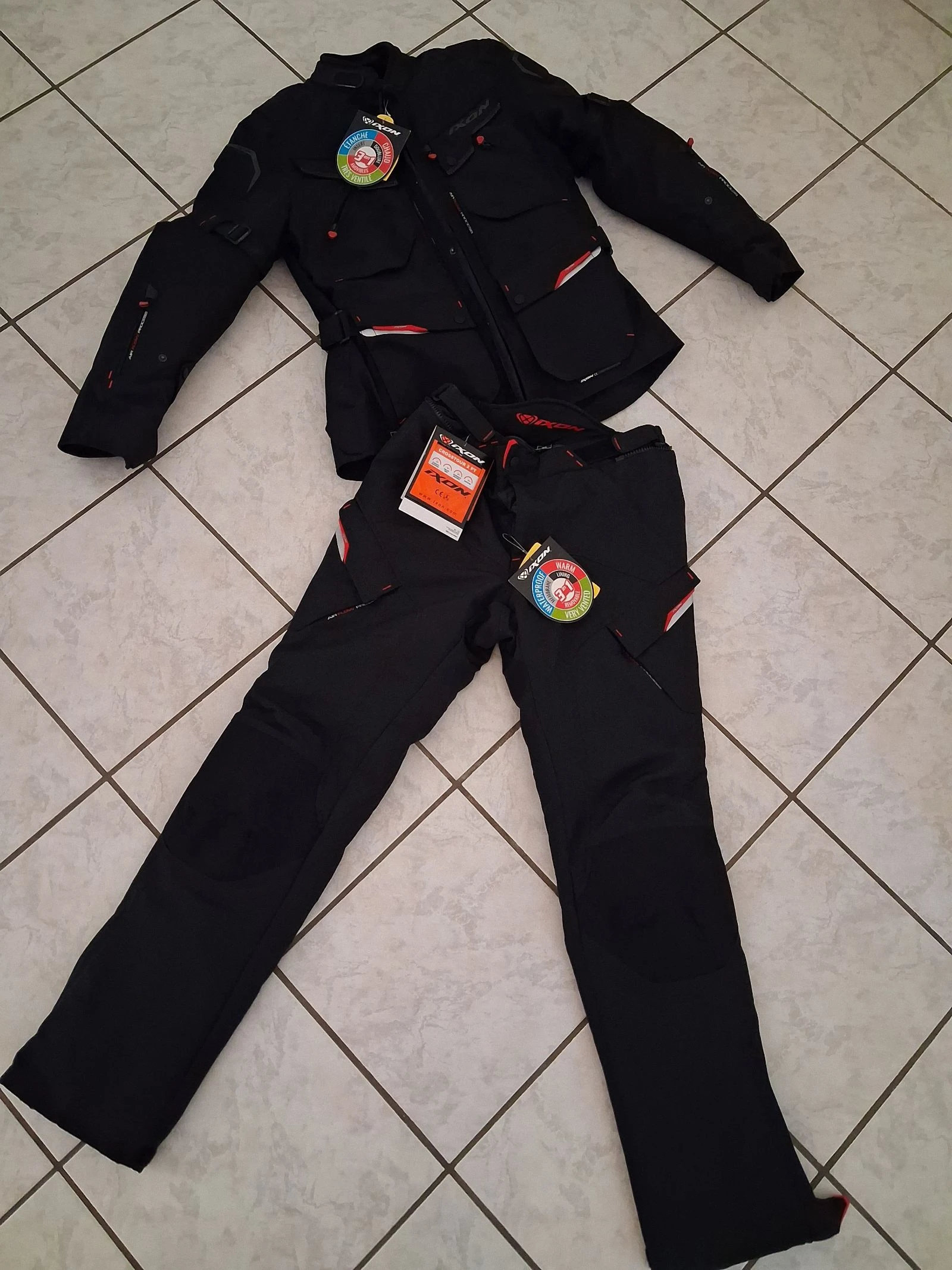 Moto IXON Crosstour New Ensemble Lables Jacket L / Pants XL – photo 2